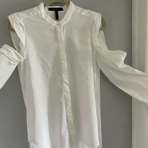 BCBG MaxAzria Cold Shoulder Blouse